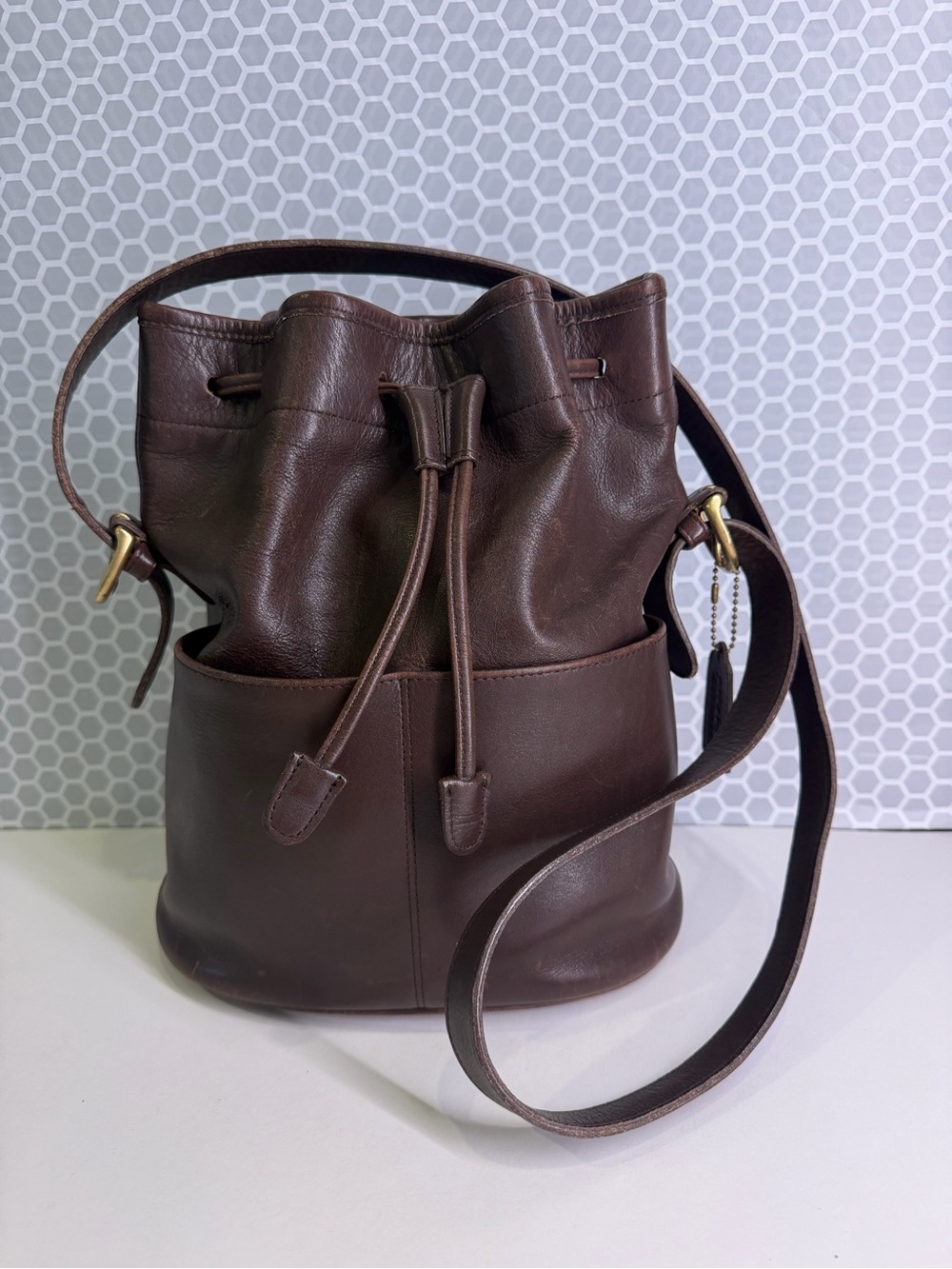 Coach Vintage Thompson Drawstring Bucket Bag